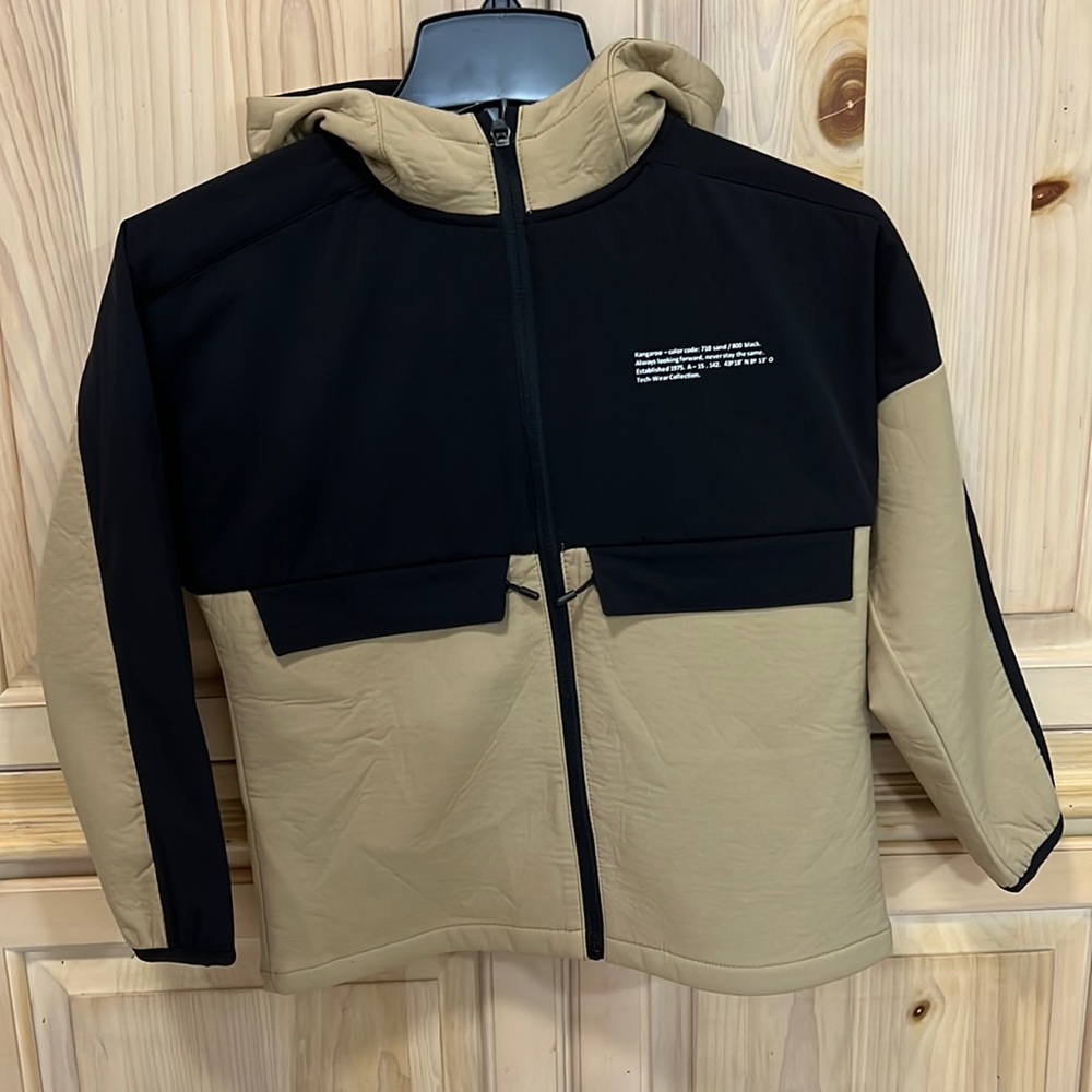 ZARA Boys Sporty Collection Kangaroo Full Zip Jacket Tech-Wear Collection Hooded